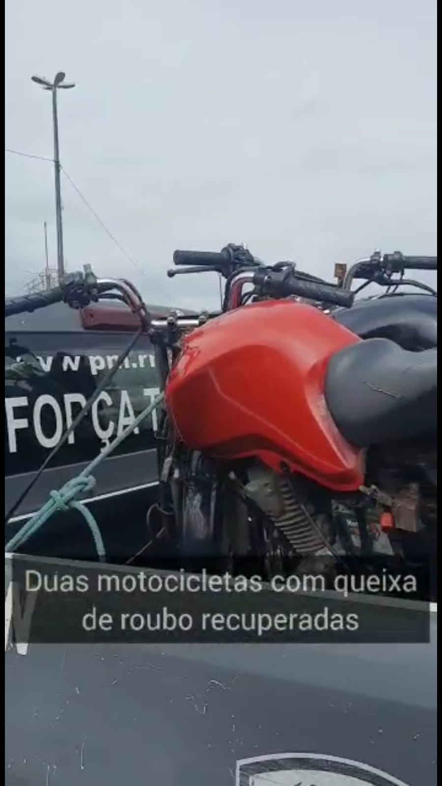 Pol Cia Recupera Duas Motos Roubadas Durante Opera O Na Toca Da Raposa