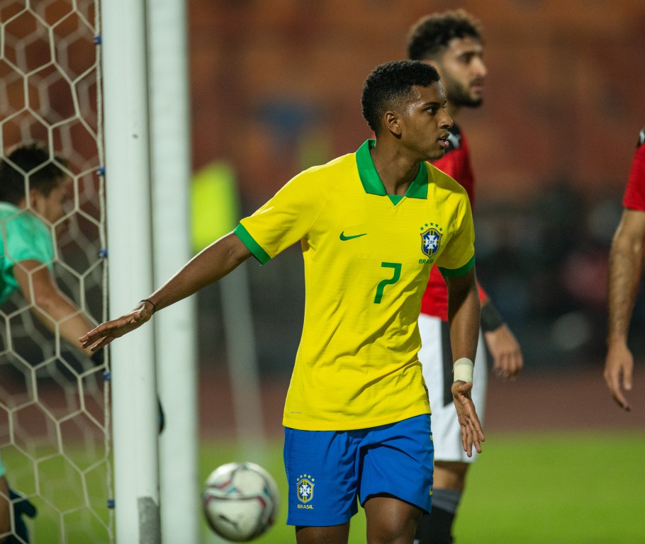 Rodrygo é um dos jogadores da geração olímpica sub-23 do Brasil - Créditos: Ricardo Nogueira/CBF