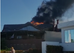 Incêndio no Praia Bonita Resort