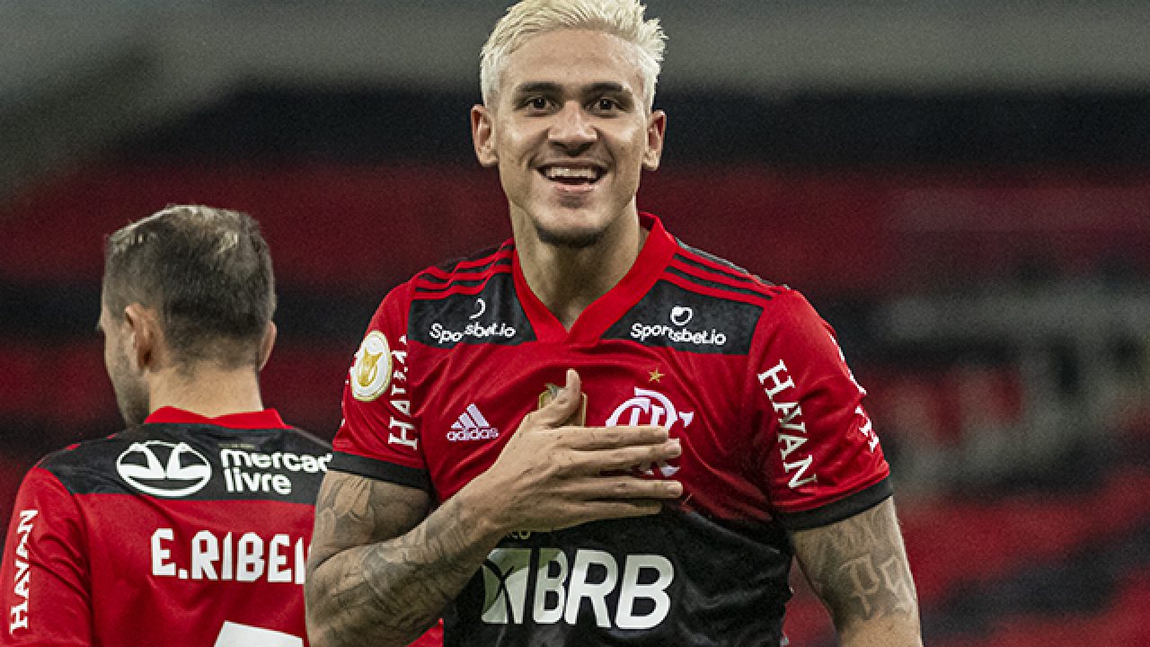 Pedro, atacante do Flamengo