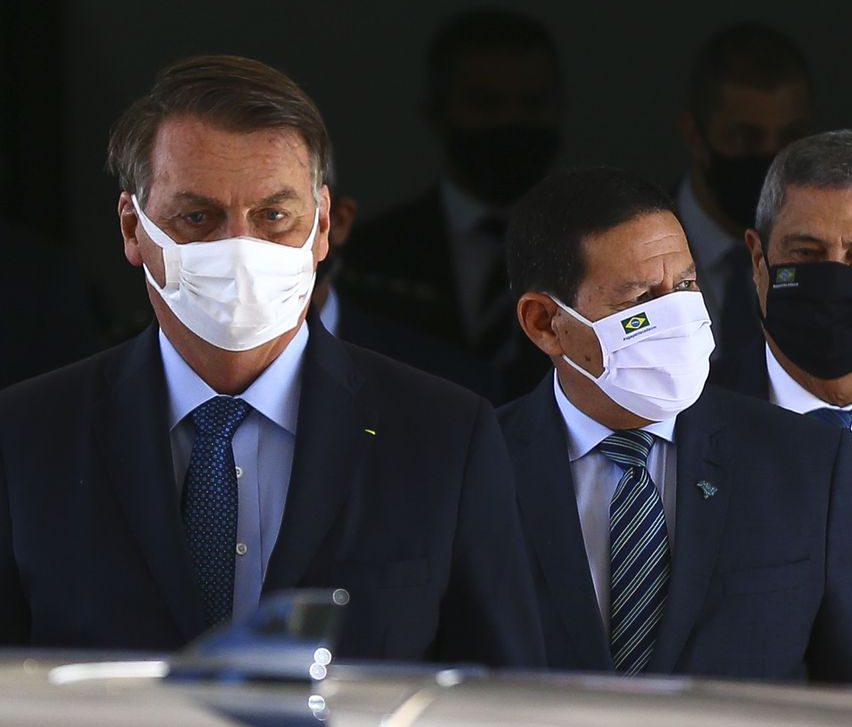 Bolsonaro, Mourão e Braga Neto