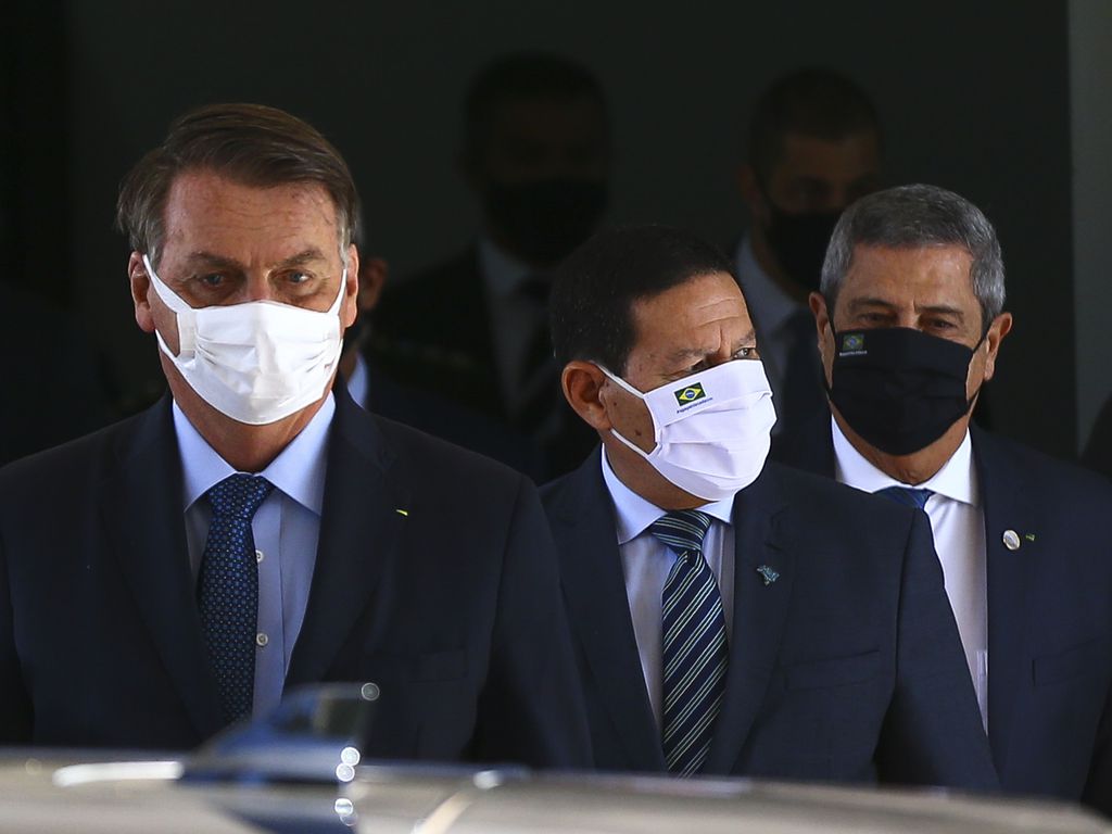 Bolsonaro, Mourão e Braga Neto
