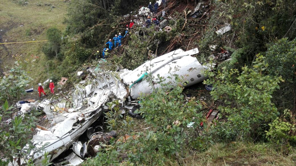 Acidente aconteceu por uma pane seca, quando falta combustível na aeronave - Foto: Fuerza Aerea Colombiana