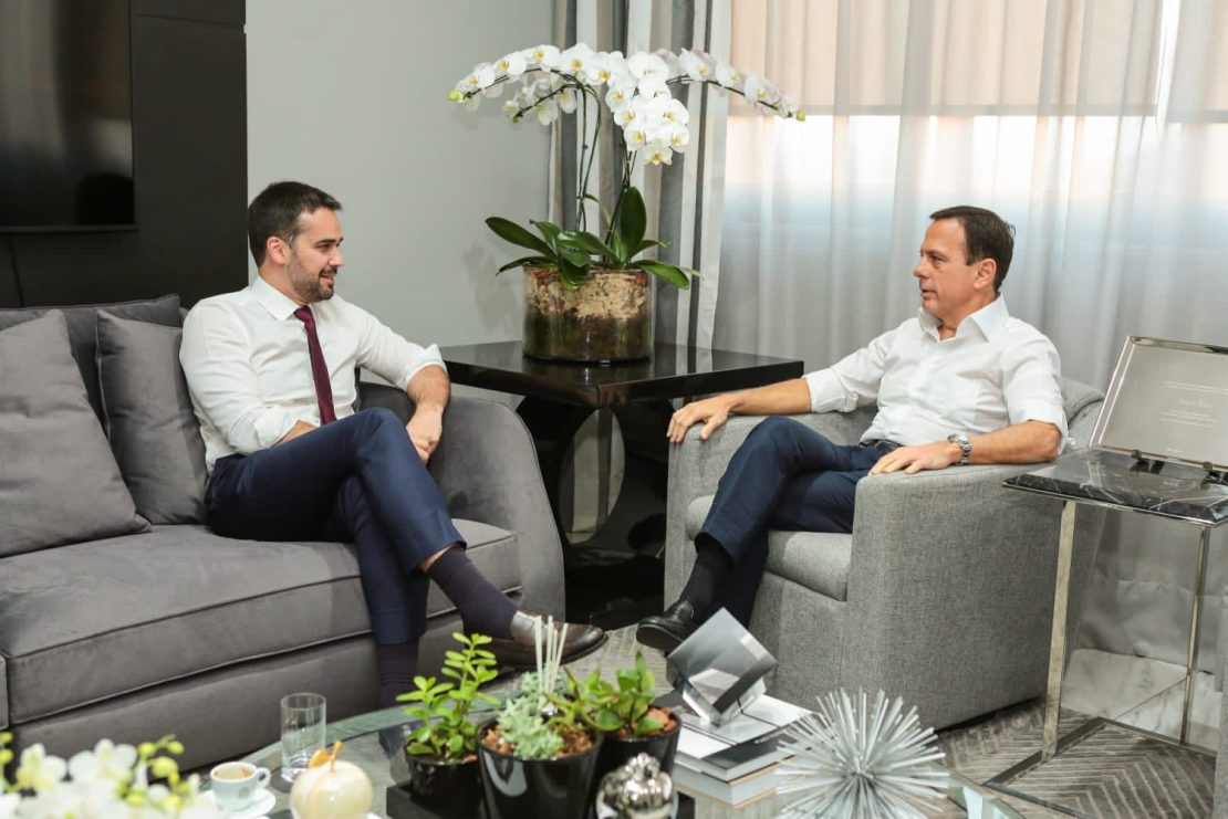 Eduardo Leite e João Doria