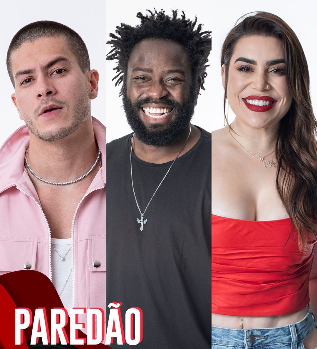 Arthur Aguiar, Douglas Silva e Naiara Azevedo disputam o próximo paredão do 'BBB'