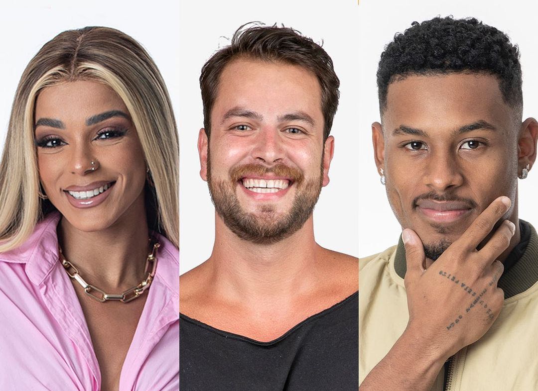 Brunna, Gustavo e Paulo André disputam quinto paredão do 'BBB 22'