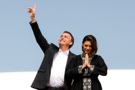 Jair Bolsonaro e Michelle Bolsonaro