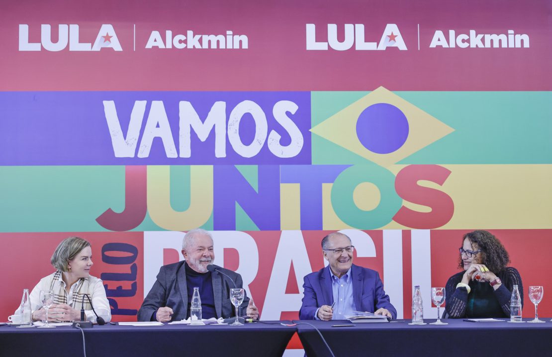 Lula e Alckmin na reunião da coordenação-geral do movimento Vamos Juntos pelo Brasil - Foto: Ricardo Stuckert