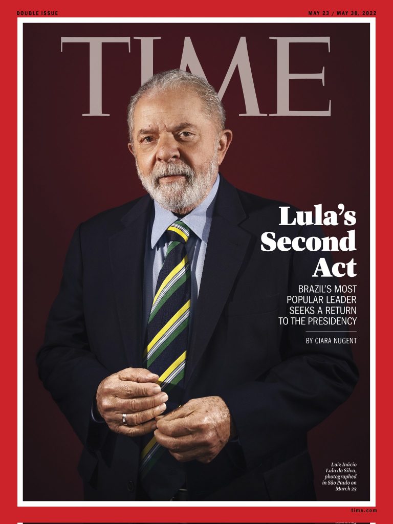 Lula é capa da revista Time