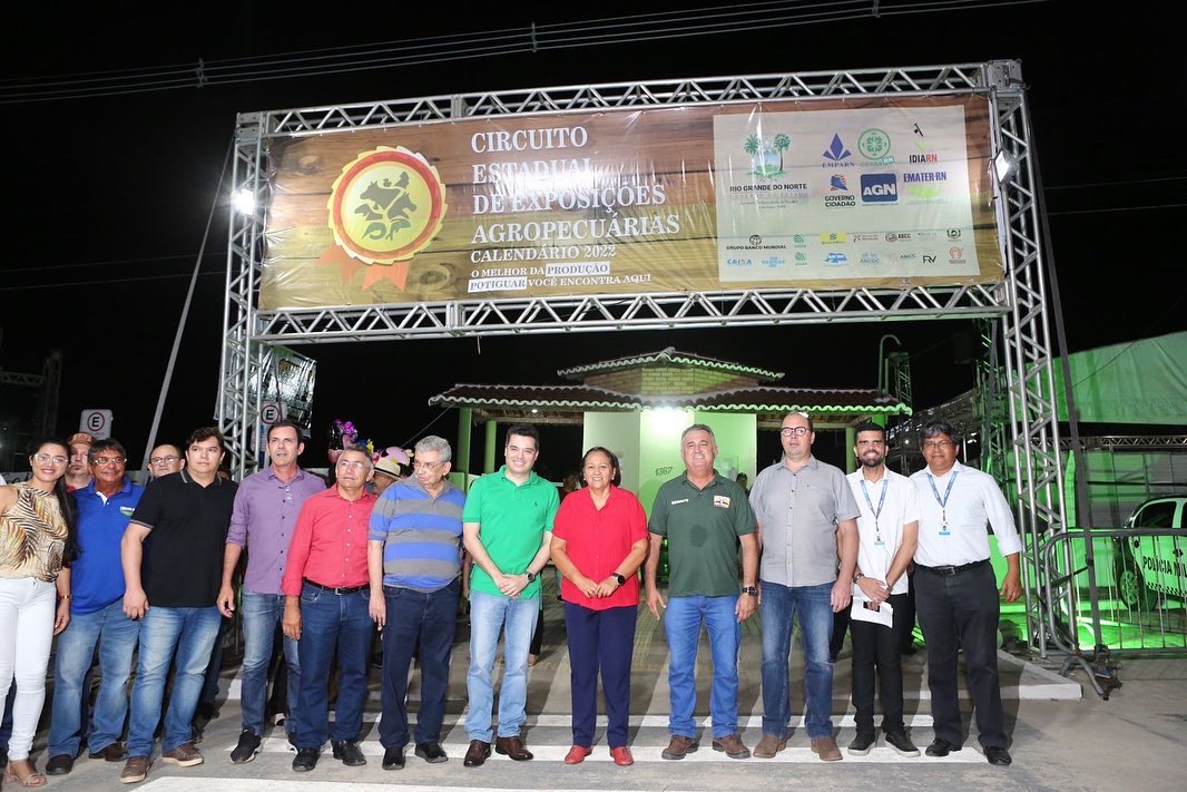 Walter Alves e Fátima Bezerra caminharam juntos na 23ª ExpoPotengi