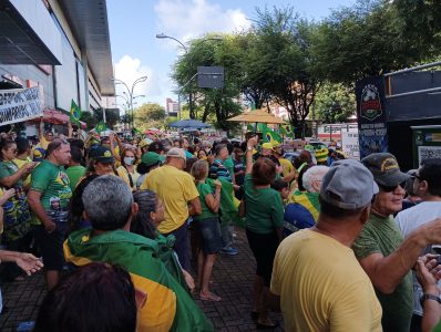 Manifestação de bolsonaristas no dia 1º de maio