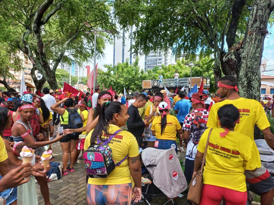 Manifestação no Dia do Trabalhador em Natal