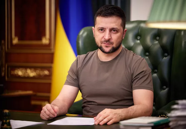 Volodymyr Zelensky, presidente da Ucrânia