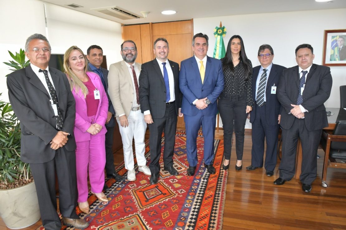Pré-candidatos do PP em visita a Ciro Nogueira