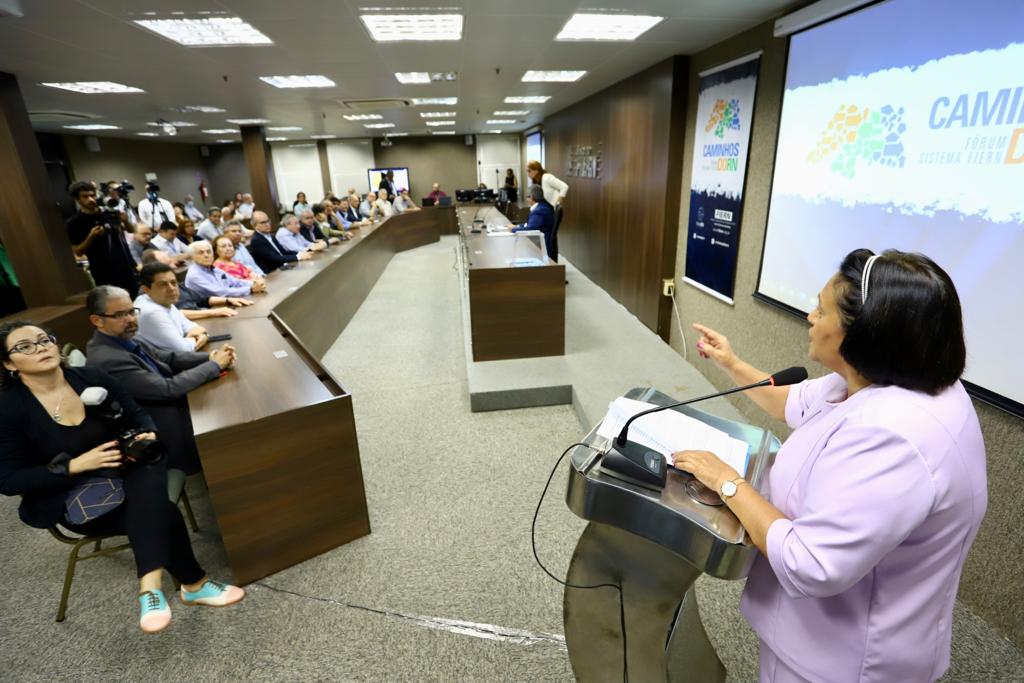 Governadora e candidata à reeleição, Fátima Bezerra, apresenta propostas para a economia caso vença as eleições