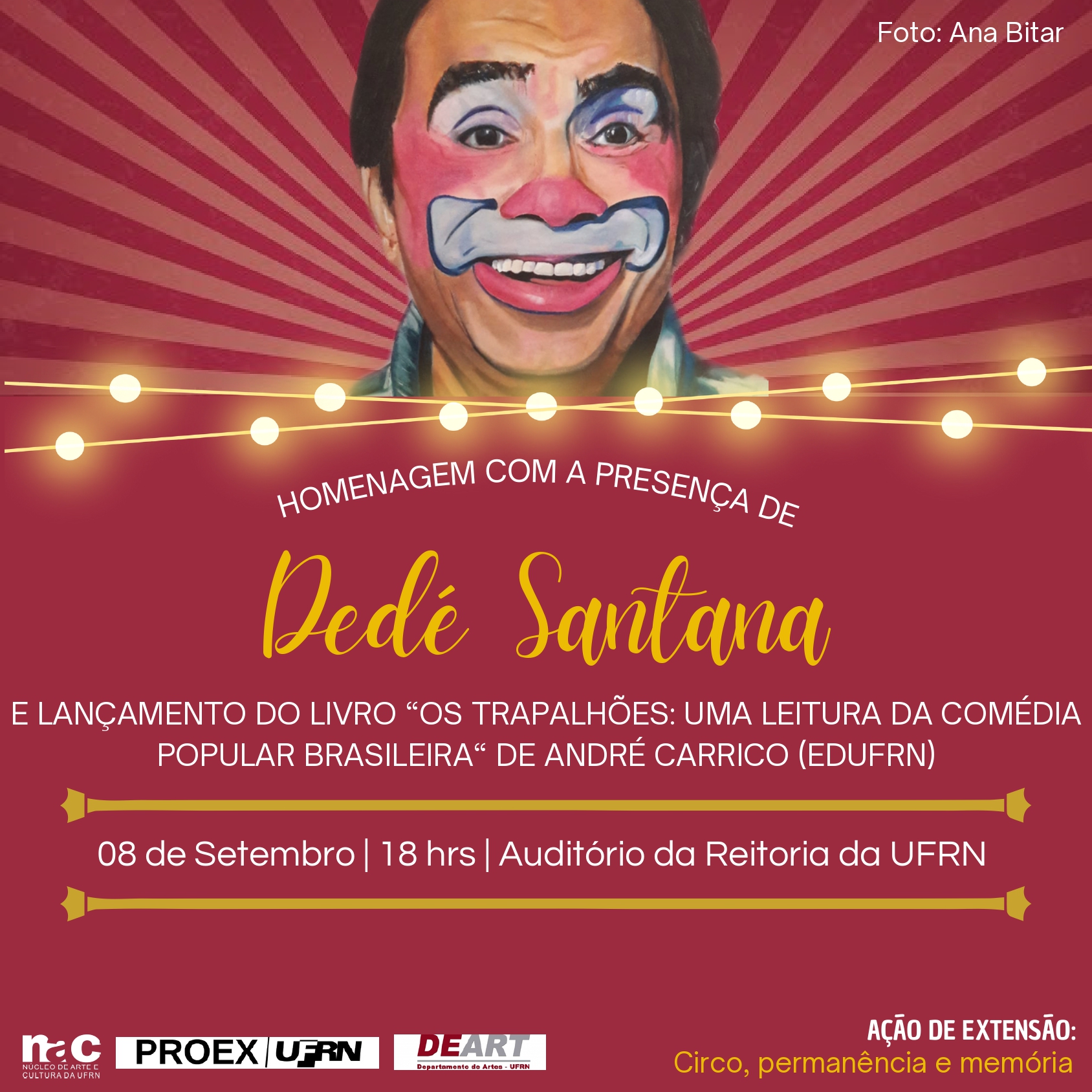 Aos 86 anos, Dedé Santana é homenageado pela UFRN