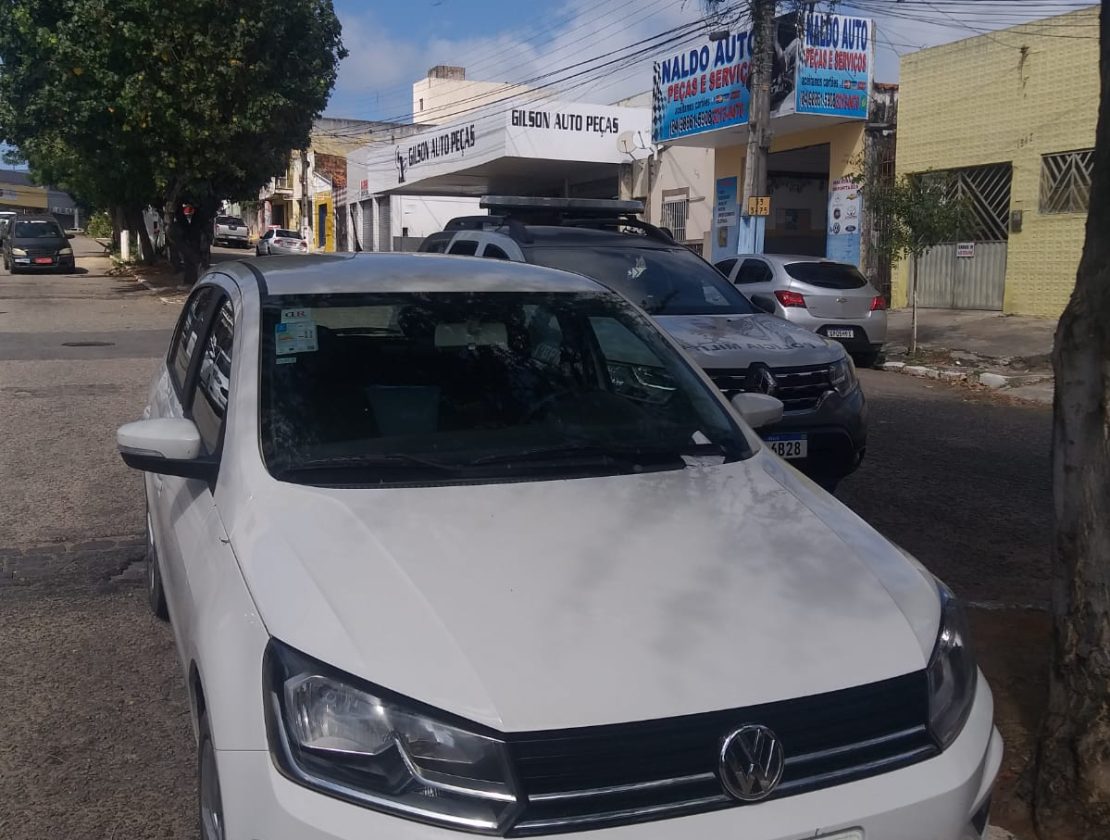 Veículo roubado em Lagoa Seca