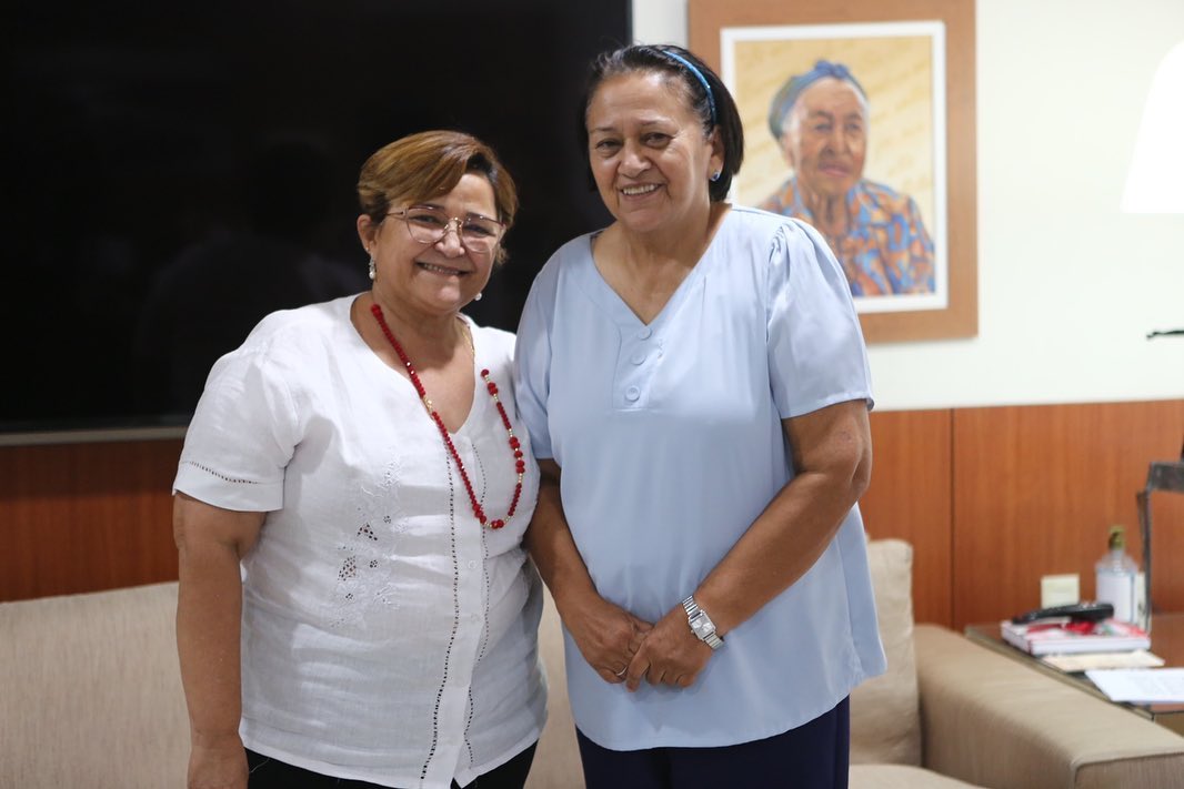 Socorro Batista e Fátima Bezerra