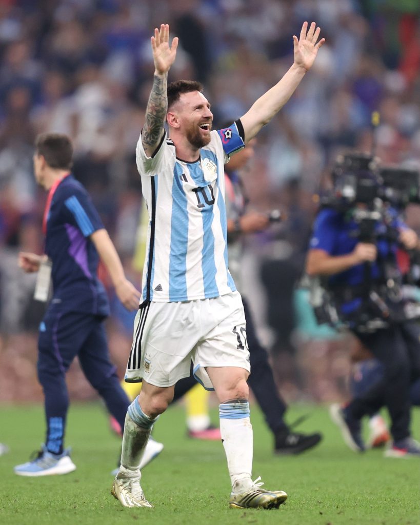 Messi fez dois gol na final da Copa do Mundo de 2022