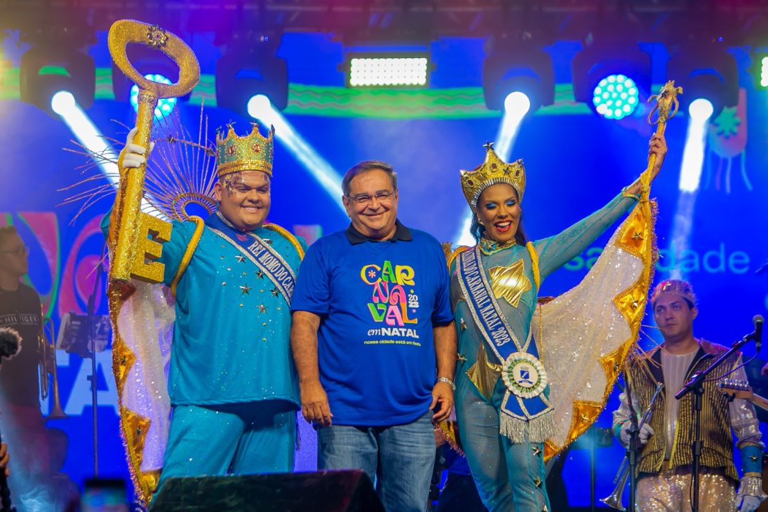 Álvaro Dias na abertura do Carnaval de Natal