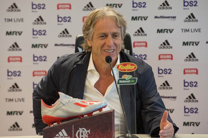 Jorge de Jesus teria sido procurador por Júlio César. Foto: Alexandre Vidal/Flamengo 