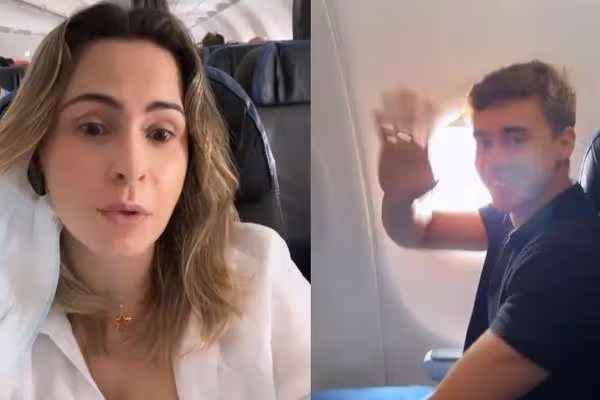 Ana Paula Renault discute com Nikolas Ferreira durante voo após discurso transfóbico; Veja o vídeo