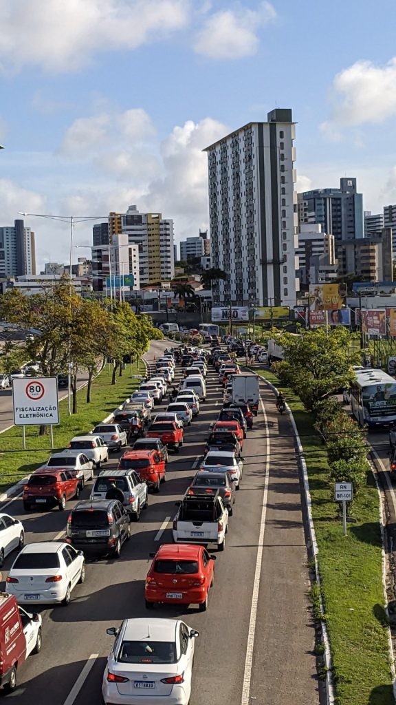 Trânsito na Avenida Senador Salgado Filho