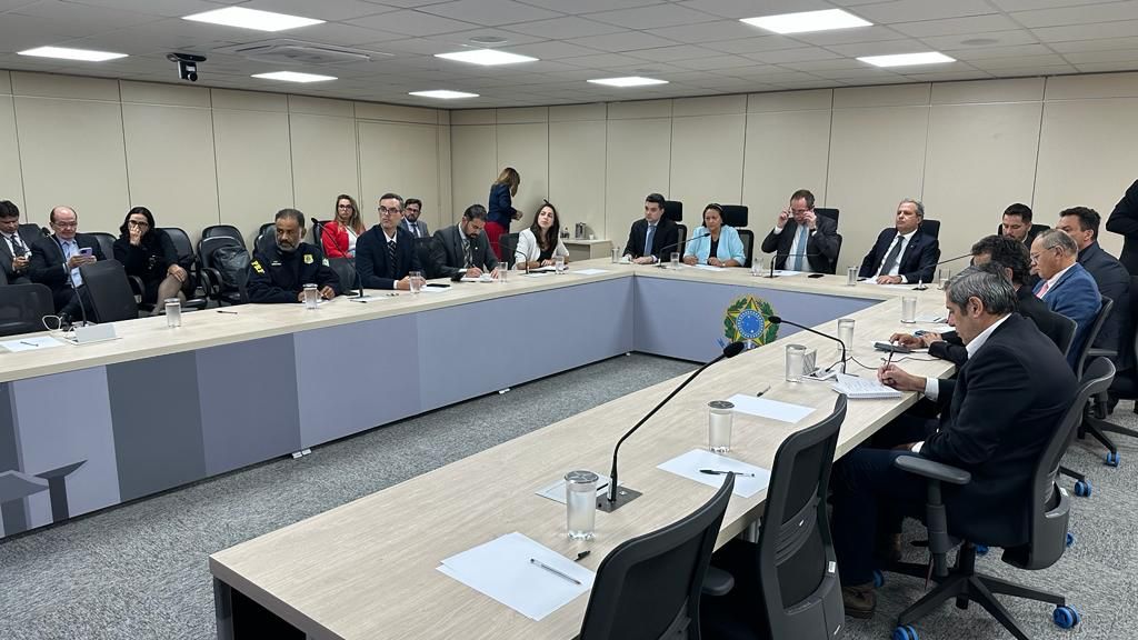 Reunião no Ministério da Justiça