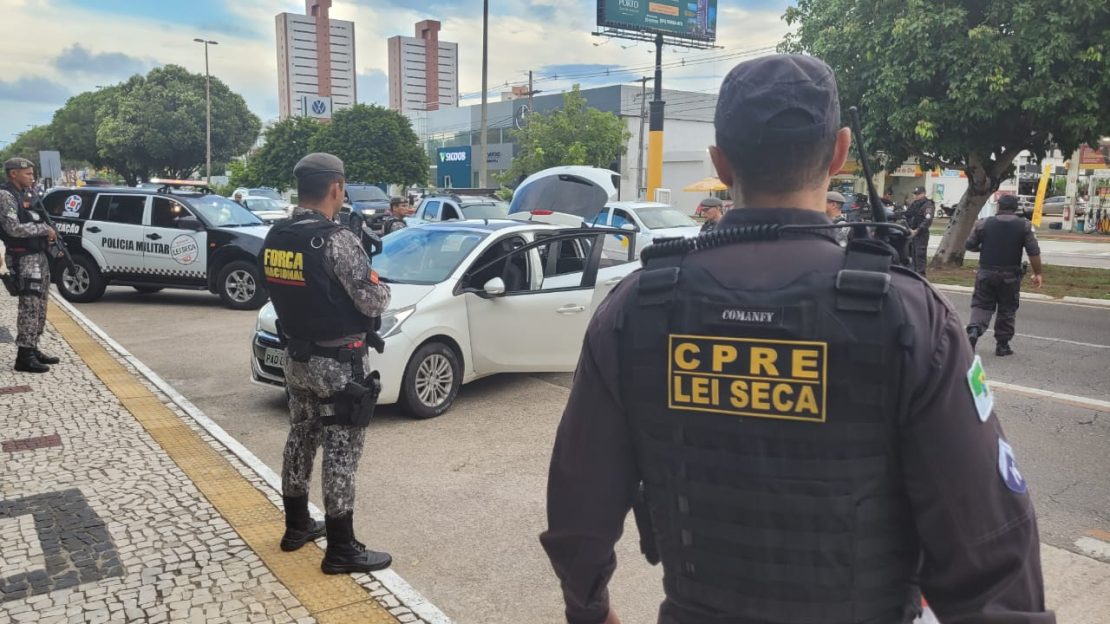 Polícia Militar e Força Nacional em atuação no RN