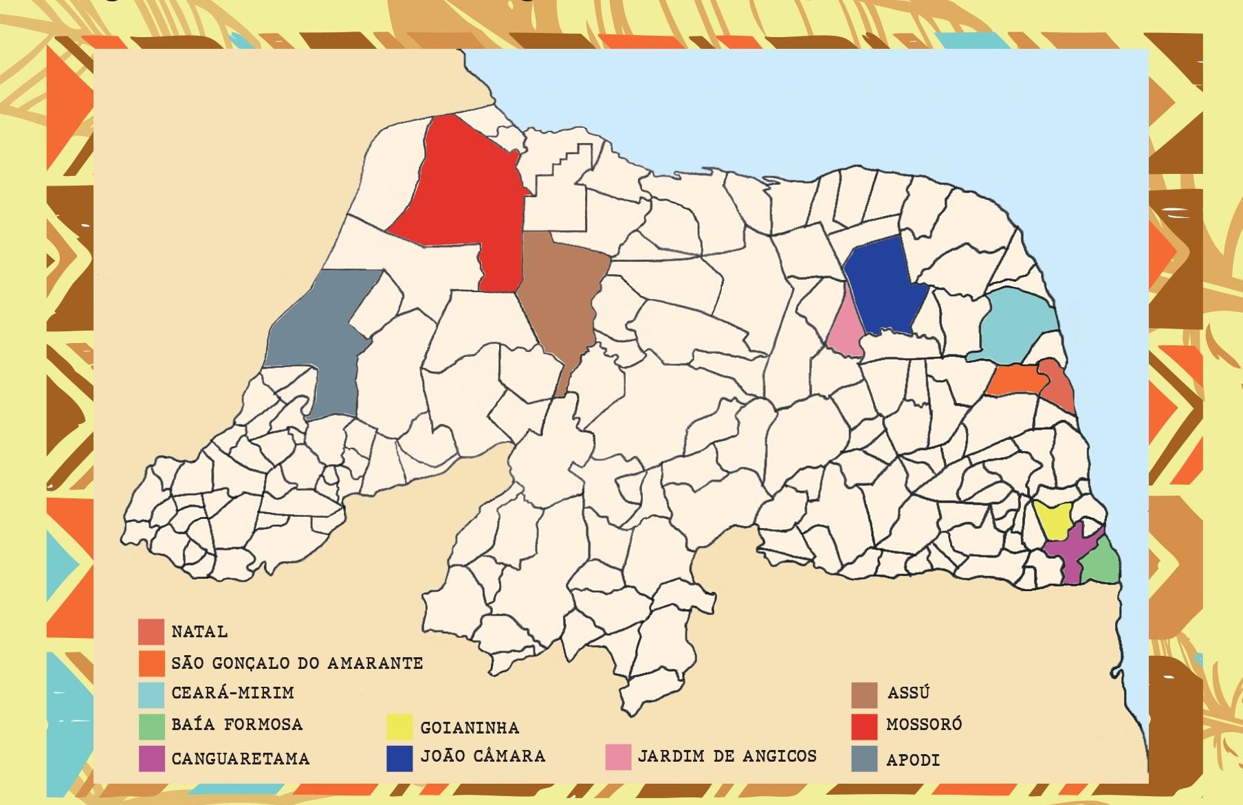 Onde vivem os povos indígenas no RN - Foto: Reprodução