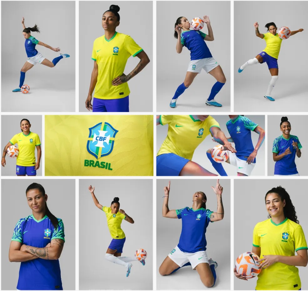 Nova camisa da Seleção Brasileira Feminina é inspirada na biodiversidade da Amazônia