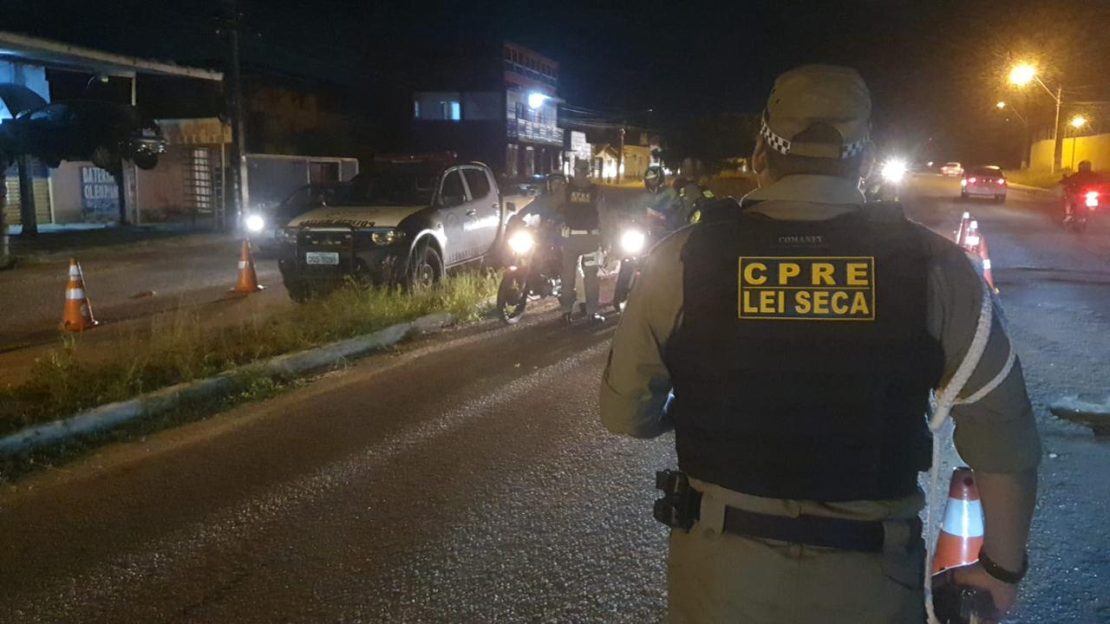 Lei Seca prende duas pessoas por embriaguez ao volante em Natal