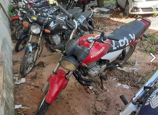 Polícia Civil realiza leilão de motocicletas na próxima quinta (4)