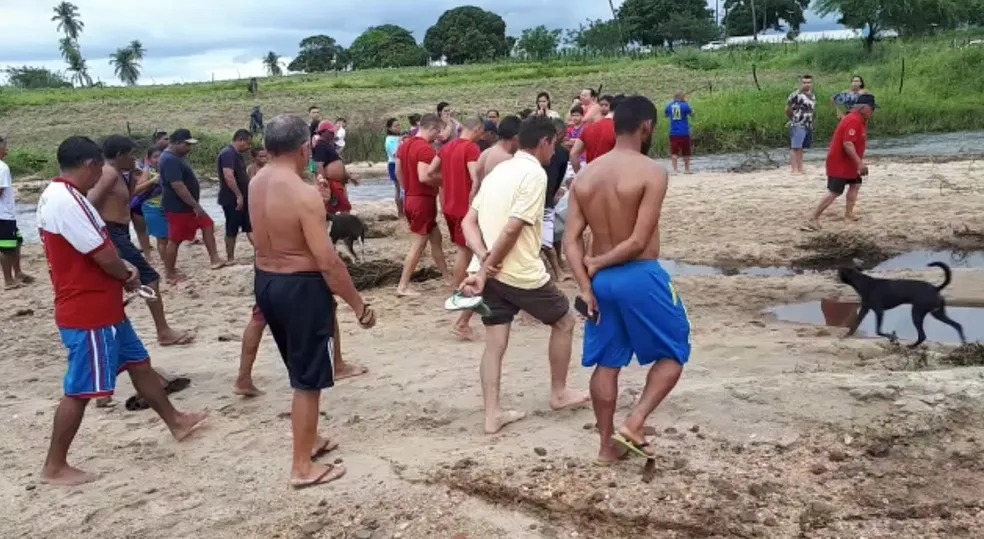 Afogamento no Rio Potengi, em Ielmo Marinho - Foto: Reprodução