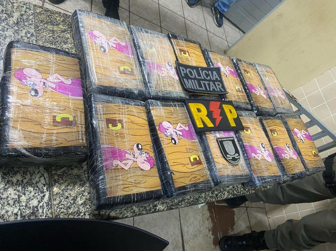 Polícia apreende 17 kg de pasta base de cocaína em Areia Branca