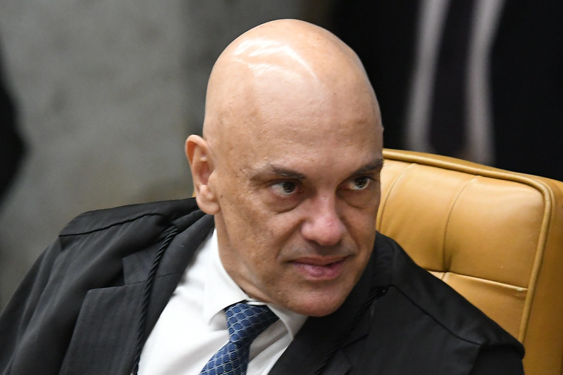Ministro Alexandre de Moraes mandou tirar do ar campanha contra o PL das fake news. Foto: Foto: Carlos Moura/SCO/STF