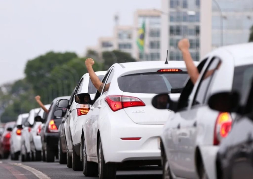 Motoristas de aplicativos paralisação