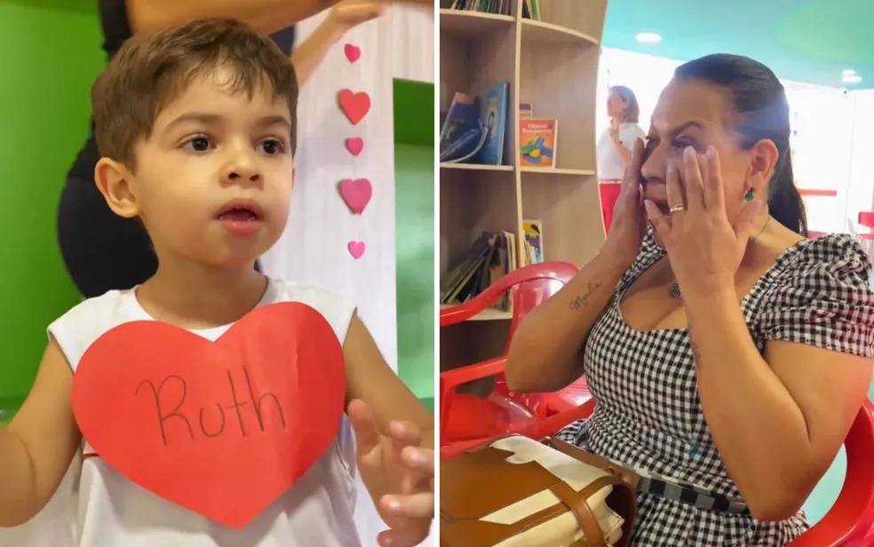 Filho de Marília Mendonça emociona avó em apresentação do Dia das Mães