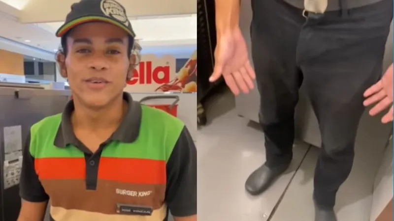 Burger King: Funcionário alega urinar-se por restrição de saída no quiosque