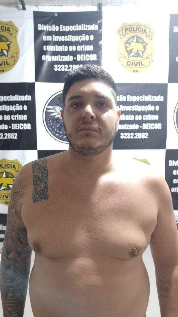 Luiz Lucas de Araújo Neto, conhecido como "Netinho", foi preso em condomínio no bairro de Nova Parnamirim - Foto: Divulgação/PCRN