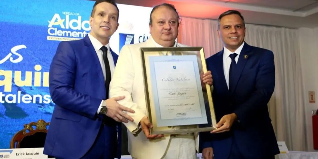 Chef Erick Jacquin recebe Título de Cidadão Natalense