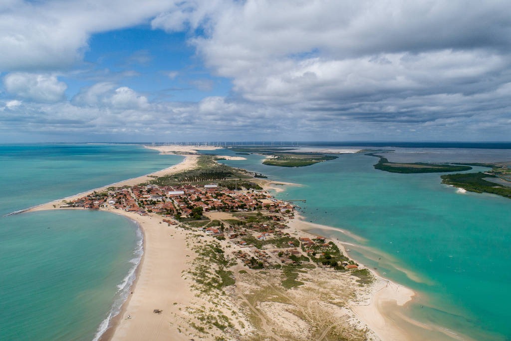 Galinhos, praia do RN listada entre os 100 lugares imperdíveis no Brasil. Foto: Reprodução 