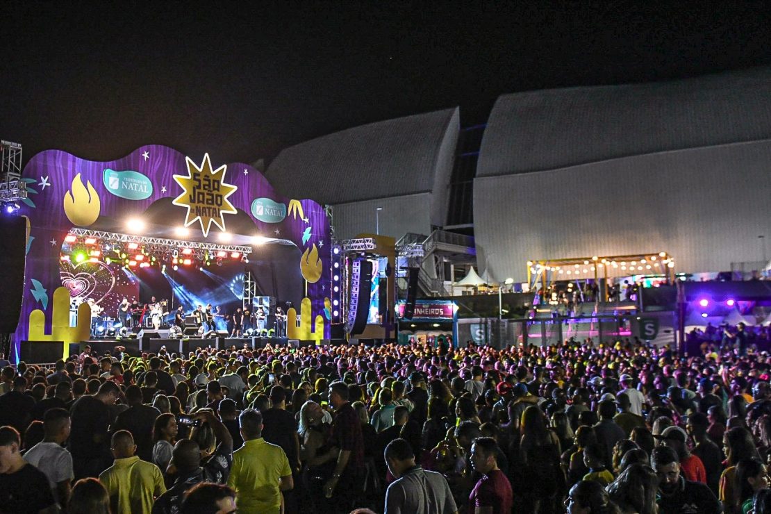 São João de Natal foi realizado na Arena das Dunas nos finais de semana de junho. Foto: Joana Lima/Secom Natal
