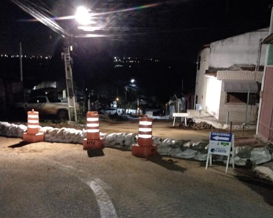 Primeira etapa de manutenção na Rua Boa Vista foi concluída, segundo Caern