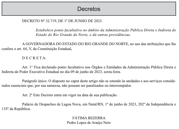 Ponto facultativo dia 9 transformou o feriado de Corpus Christi em um feriadão. Foto: Reprodução