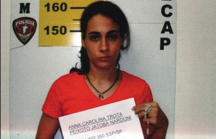 Anna Carolina jatobá deixou a penitenciária por volta das 18h. Foto: Reprodução/TV Vanguarda