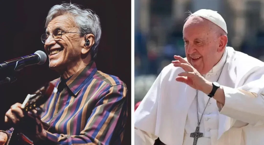 Papa Francisco convida Caetano Veloso para celebração dos 50 anos do museu do Vaticano