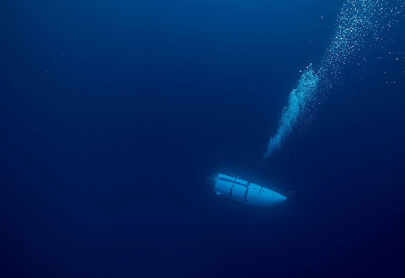 Oxigênio do submarino desaparecido deve acabar na manhã da quinta-feira (22). Foto: Oceangate