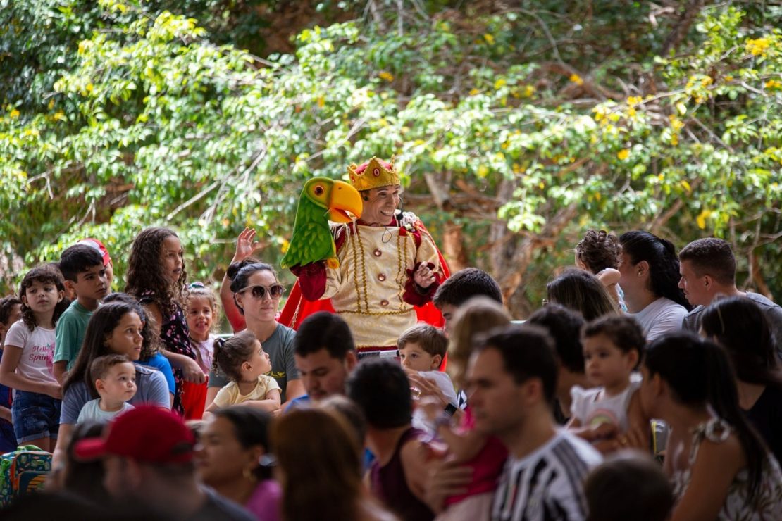 Parque das Dunas recebe no domingo (16) a peça o"O reizinho mandão". Foto: Divulgação 