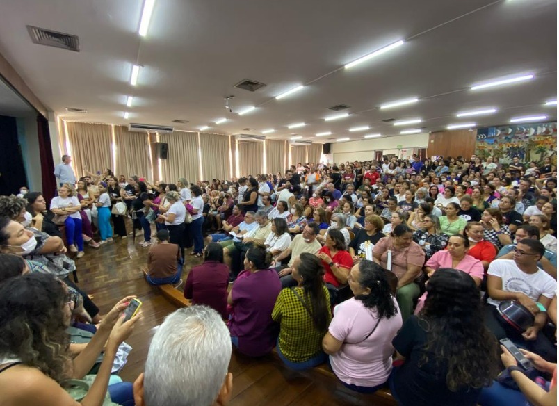 Greve dos enfermeiros no RN foi aprovada em assembleia dia 27 de junho. Foto: Sindsaúde